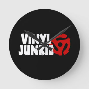 Vinyl Junkie Ronde Klok