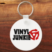Vinyl Junkie Sleutelhanger (Voorkant)