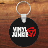 Vinyl Junkie Sleutelhanger (Voorkant)