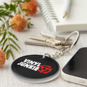 Vinyl Junkie Sleutelhanger (Voorkant Rechts)