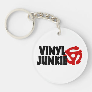 Vinyl Junkie Sleutelhanger