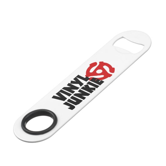 Vinyl Junkie Speed Flessenopener (Voorkant Gekanteld)