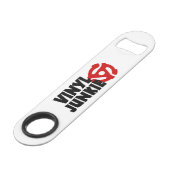 Vinyl Junkie Speed Flessenopener (Achterkant Gekanteld)