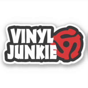 Vinyl Junkie Sticker