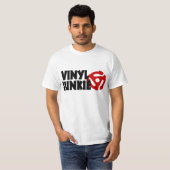 Vinyl Junkie T-shirt (Voorkant volledig)