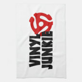 Vinyl Junkie Theedoek (Verticaal)