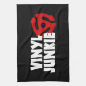 Vinyl Junkie Theedoek (Verticaal)
