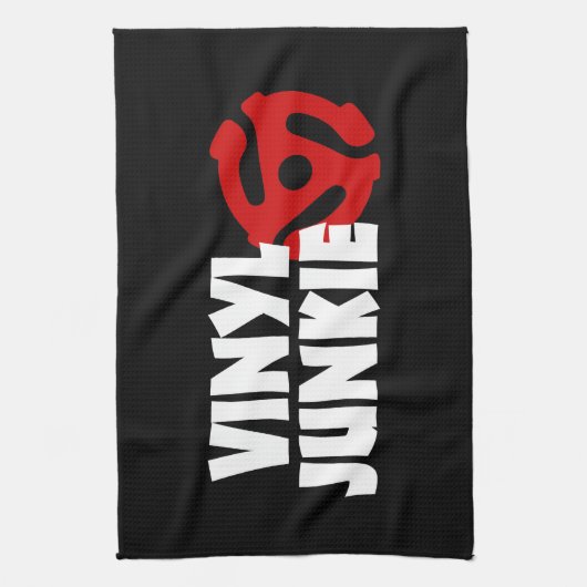 Vinyl Junkie Theedoek (Verticaal)