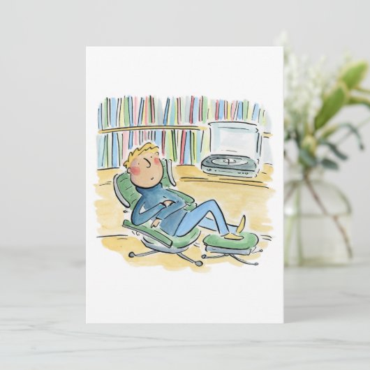 Vinyl Kaart (Staand voorkant)