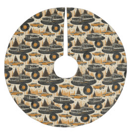Vinyl Kerstmis Wegkant Boomdisplay Kerstboom Rok