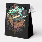 Vinyl Krat Muziek Bedankdoosjes (Achterkant)