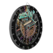 Vinyl Krat Muziek Dartbord (Voorkant Links)