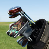Vinyl Krat Muziek Golfheadcover (Insitu)