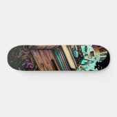 Vinyl Krat Muziek Persoonlijk Skateboard (Horizontaal)