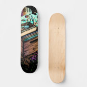 Vinyl Krat Muziek Persoonlijk Skateboard (Voorkant)