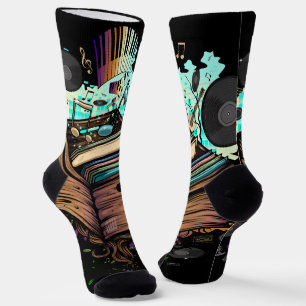 Vinyl Krat Muziek Sokken