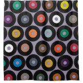 VINYL lila Douchegordijn (Voorkant)