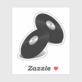 Vinyl-Look LP-platen Sticker (Vel)