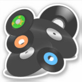 Vinyl-Look LP Records Sticker (Voorkant)