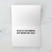 Vinyl LP Album Audiophile Birthday Card Kaart (Binnen)