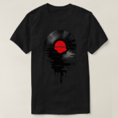 Vinyl LP Music Record Sunset Red Mok T-shirt (Design voorkant)