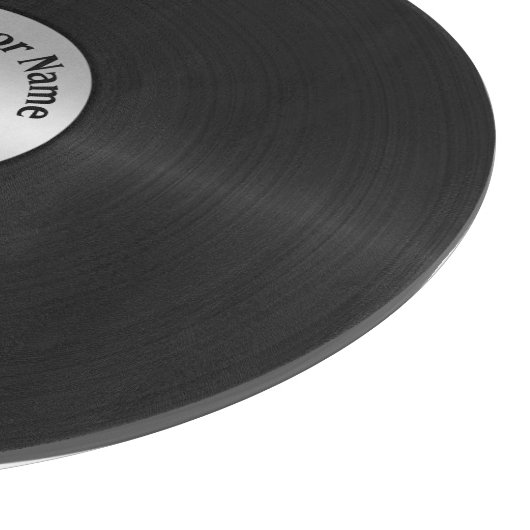 Vinyl LP Record achtergrond Snijplank (Hoek)