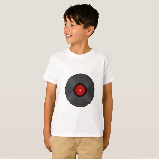 Vinyl LP Record geluid  Retrogeluid T-shirt (Voorkant volledig)