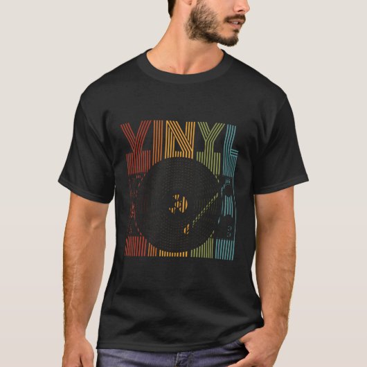 Vinyl LP Records Disc T-shirt (Voorkant)