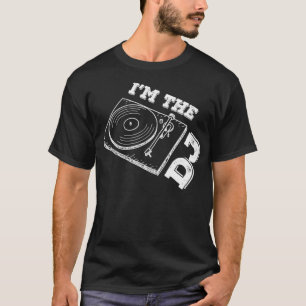 Vinyl LP Records In The DJ Music Vinyl T-shirt