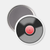 Vinyl Lp Retro Magneet (Voorkant / Achterkant)