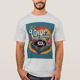 Vinyl Mijn Therapie - Rainbow Record T-shirt