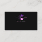 Vinyl Music DJ Record Space  Vinyl Visitekaartje (Voorkant)