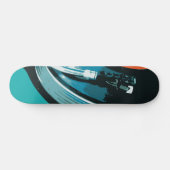 Vinyl Music Platenspeler Persoonlijk Skateboard (Horizontaal)