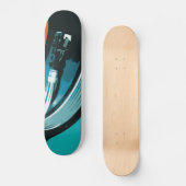 Vinyl Music Platenspeler Persoonlijk Skateboard (Voorkant)