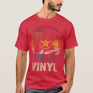 Vinyl Music Records Shirt Vintage Retro Vinyl Reco