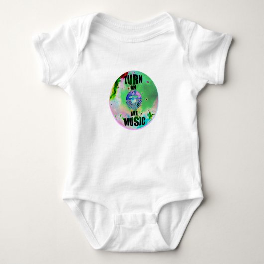 Vinyl Music Romper (Voorkant)