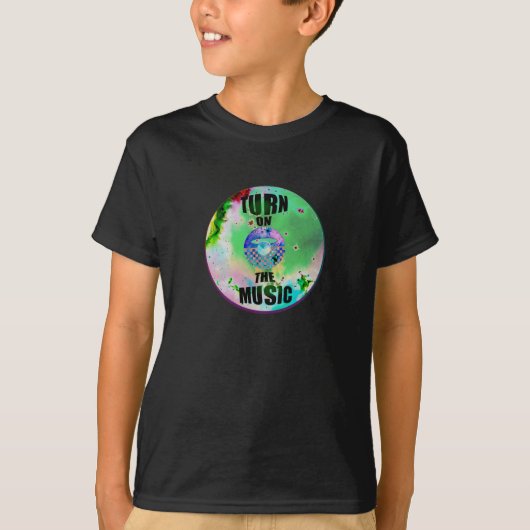 Vinyl Music T-shirt (Voorkant)