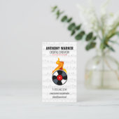 Vinyl | Muziekblad Visitekaartje (Staand voorkant)