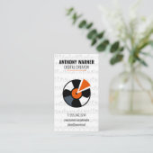 Vinyl | Muziekblad Visitekaartje (Staand voorkant)