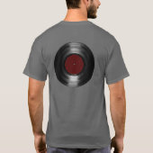 Vinyl platen - muziek t-shirt (Achterkant)