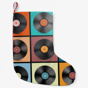 Vinyl platen: retro LP set. Kleine Kerstsok