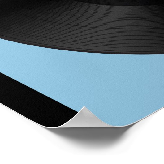 Vinyl platen: retro LP set. Poster (Hoek)