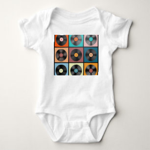 Vinyl platen: retro LP set. Romper
