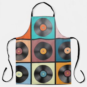 Vinyl platen: retro LP set. Schort
