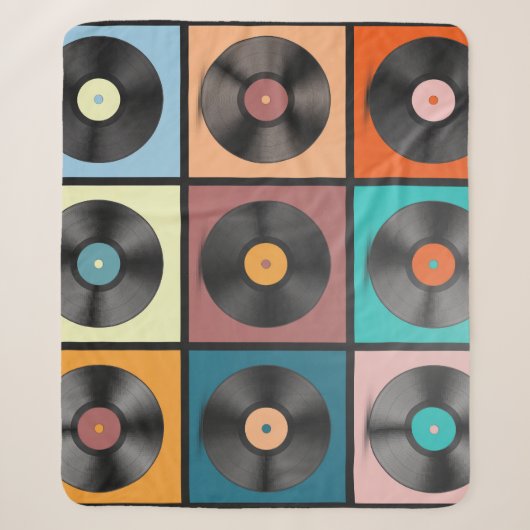 Vinyl platen: retro LP set. Sherpa Deken (Voorkant)
