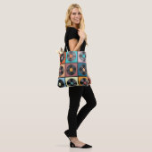 Vinyl platen: retro LP set. Tote Bag (Op model)