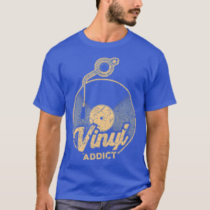 Vinyl Platenspeler Music Retro LP Record Player DJ T-shirt