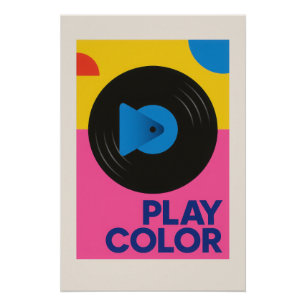 Vinyl - Play - Poster