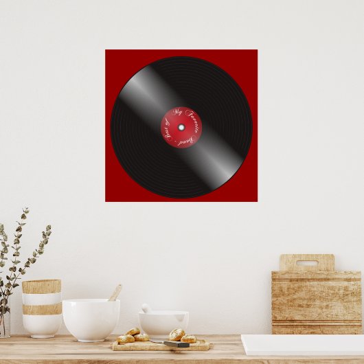 Vinyl Poster (Keuken)
