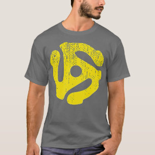 Vinyl Record 45 RPM-spindlesadapter T-shirt